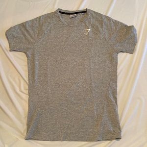 Gym Shark Men’s grey tshirt size medium